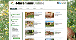 Desktop Screenshot of maremmaonline.it